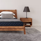 Matelas en mousse de 6 pouces avec housse en tissu résistant à l'eau