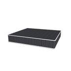 Matelas en mousse de 6 pouces avec housse en tissu résistant à l'eau