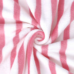 Lot de 6 serviettes de bain à rayures Cabana pour la plage