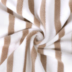 Lot de 6 serviettes de bain à rayures Cabana pour la plage