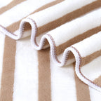 Lot de 6 serviettes de bain à rayures Cabana pour la plage