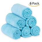 Lot de 6 serviettes de bain à rayures Cabana pour la plage