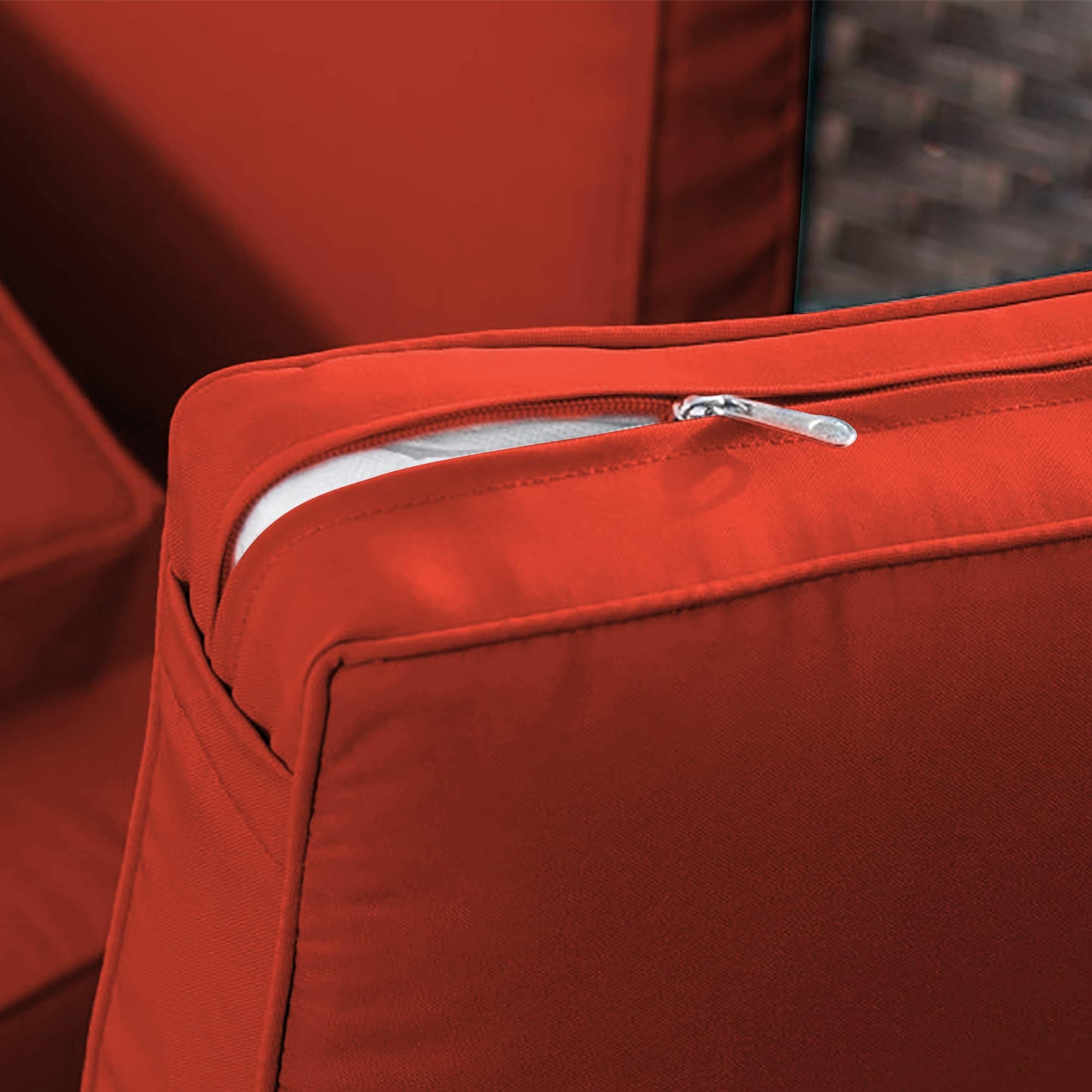 Ensemble de 6 meubles de patio en résine tressée avec dossier haut