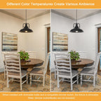 Suspension 60 W à 1 ampoule avec abat-jour en forme de dôme pour îlot de cuisine, lustre semi-encastré classique pour salle à manger