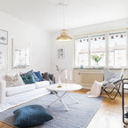 Suspension 60 W à 1 ampoule avec abat-jour en forme de dôme pour îlot de cuisine, lustre semi-encastré classique pour salle à manger