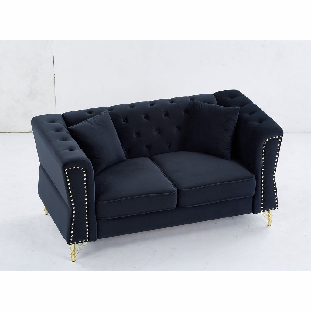 Canapé Chesterfield en velours 60.2