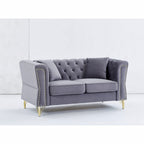 Canapé Chesterfield en velours 60.2