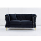 Canapé Chesterfield en velours 60.2