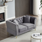 Canapé Chesterfield en velours 60.2