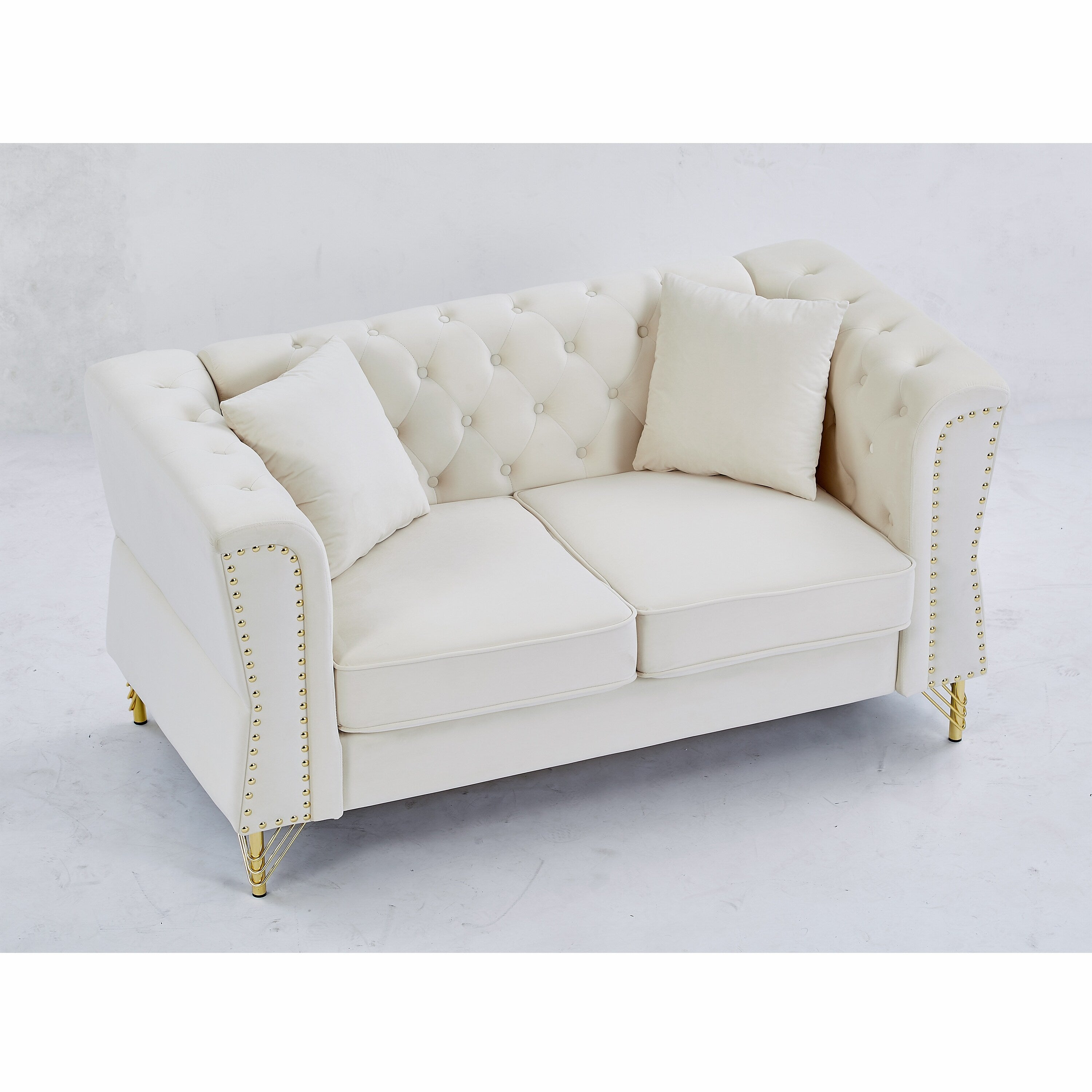 Canapé Chesterfield en velours 60.2