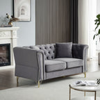 Canapé Chesterfield en velours 60.2