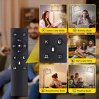 Lampe de table sur pied noire de 62 pouces avec port USB et prise