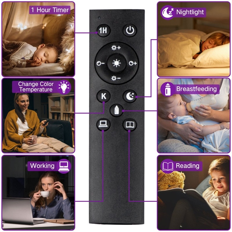 Lampadaire trépied en noyer de 63 po avec pieds et plateau en bois massif