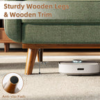 Canapé causeuse 64 places, canapé moderne du milieu du siècle, canapés causeuse confortables pour le salon