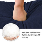 Chaise longue d'angle moderne en lin avec coussins amovibles, canapé-lit, canapé de loisirs, chaise longue rembourrée