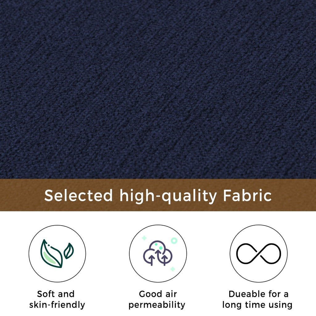 Chaise longue d'angle moderne en lin avec coussins amovibles, canapé-lit, canapé de loisirs, chaise longue rembourrée