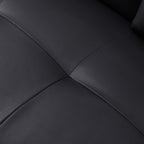 Canapé-lit pliant 66 places avec pieds en métal argenté et porte-gobelet pour salon