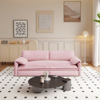 Canapé-lit gigogne Queen 66 pouces, canapé-lit convertible 3 en 1 avec rangement latéral, causeuse-lit multifonction en velours