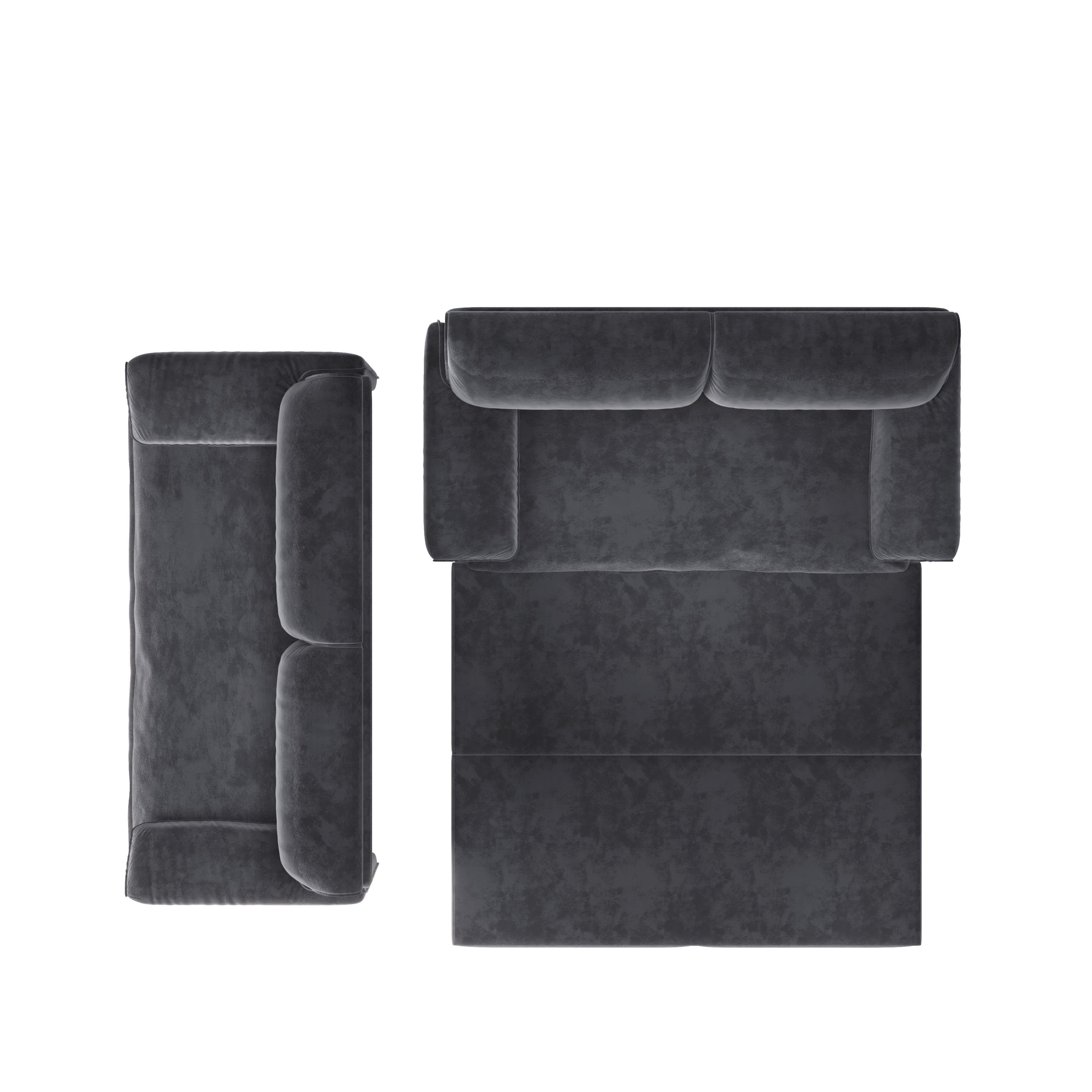 Canapé-lit gigogne Queen 66 pouces, canapé-lit convertible 3 en 1 avec rangement latéral, causeuse-lit multifonction en velours