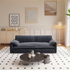 Canapé-lit gigogne Queen 66 pouces, canapé-lit convertible 3 en 1 avec rangement latéral, causeuse-lit multifonction en velours