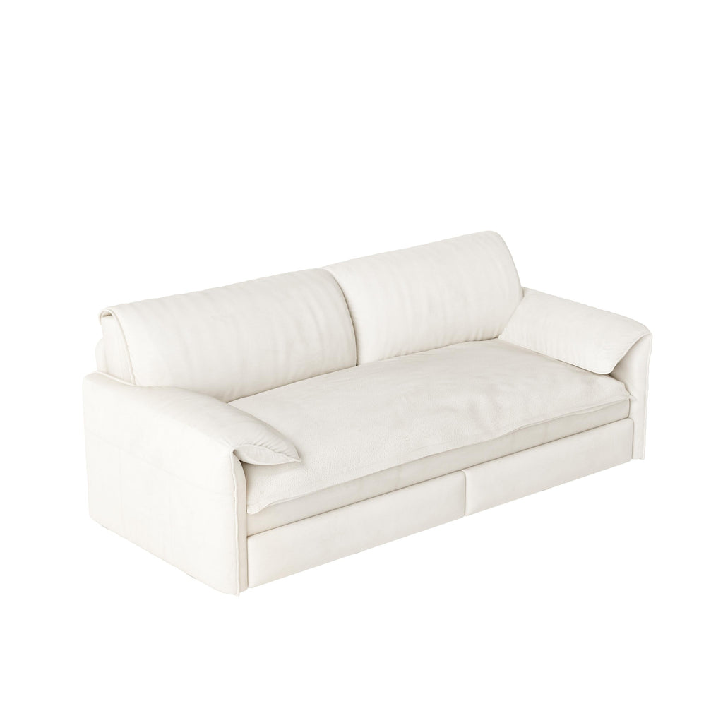 Canapé-lit gigogne Queen 66 pouces, canapé-lit convertible 3 en 1 avec rangement latéral, causeuse-lit multifonction en velours