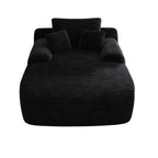 Canapé-lit 2 places en velours côtelé surdimensionné pour l'intérieur