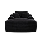 Canapé-lit 2 places en velours côtelé surdimensionné pour l'intérieur