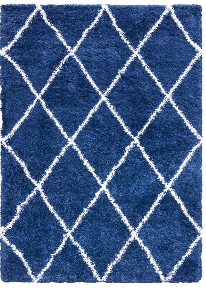 Tapis Fantasy Trellis Bleu