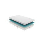 6 matelas fermes en mousse à mémoire de forme infusés de gel dans une boîte