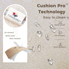 Ensemble de salon de jardin 5/9 places en rotin et osier, canapé sectionnel à assise profonde, grand canapé de conversation