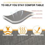 Ensemble de salle à manger de patio 7/9 pièces, table à manger d'extérieur rectangulaire extensible avec chaises à bascule à ressorts en C