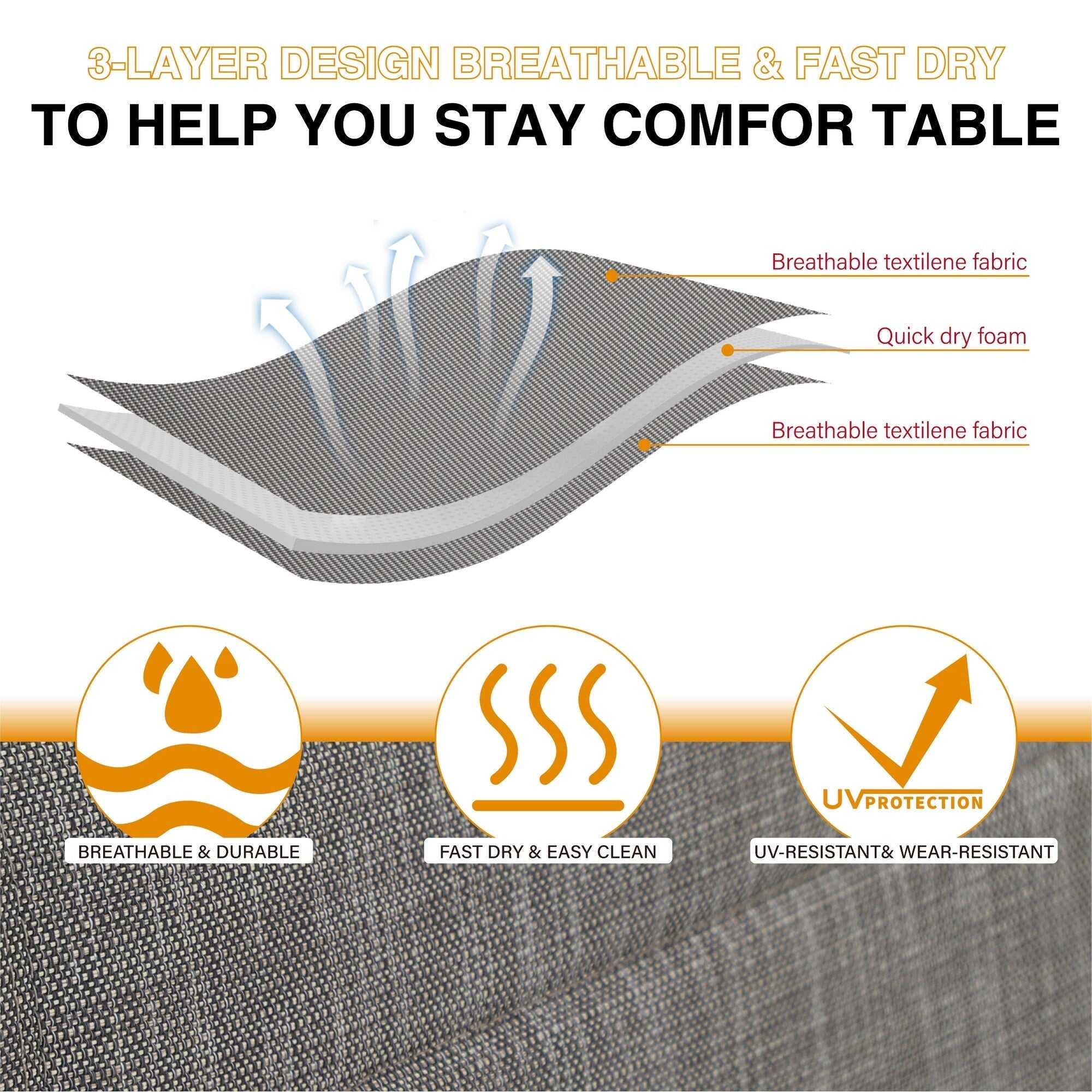 Ensemble de salle à manger de patio 7/9 pièces, table à manger d'extérieur rectangulaire extensible avec chaises à bascule à ressorts en C