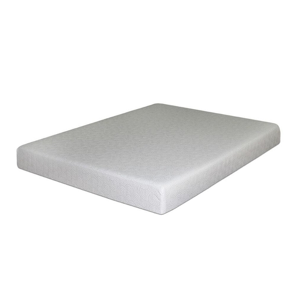 Matelas en mousse à mémoire de forme avec gel de 7 pouces, sommier et pieds, Crown Comfort