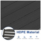 Ensemble de table à manger d'extérieur 7 pièces en PEHD