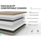 Ensemble de salle à manger d'extérieur en métal 7 pièces avec chaises pivotantes et fixes et table rectangulaire résistante aux intempéries