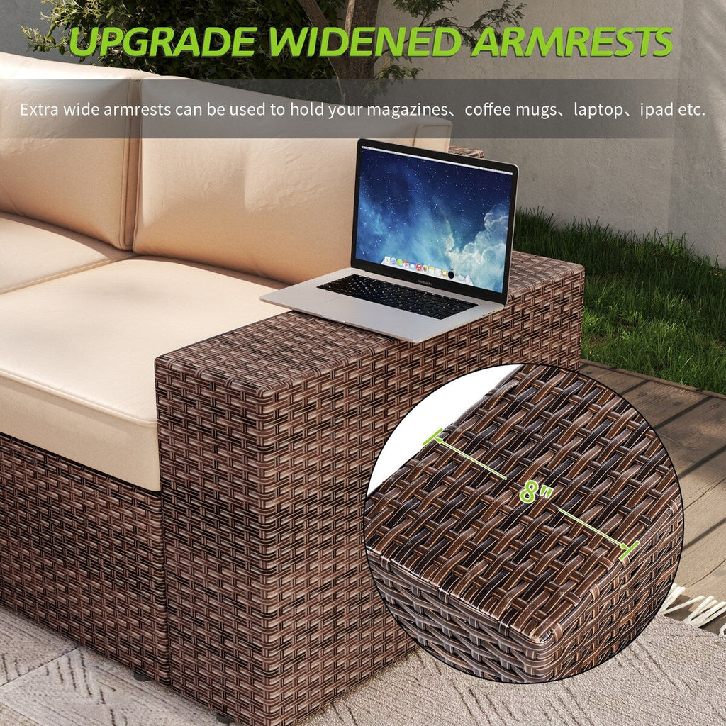 Ensemble de meubles de patio 7 pièces