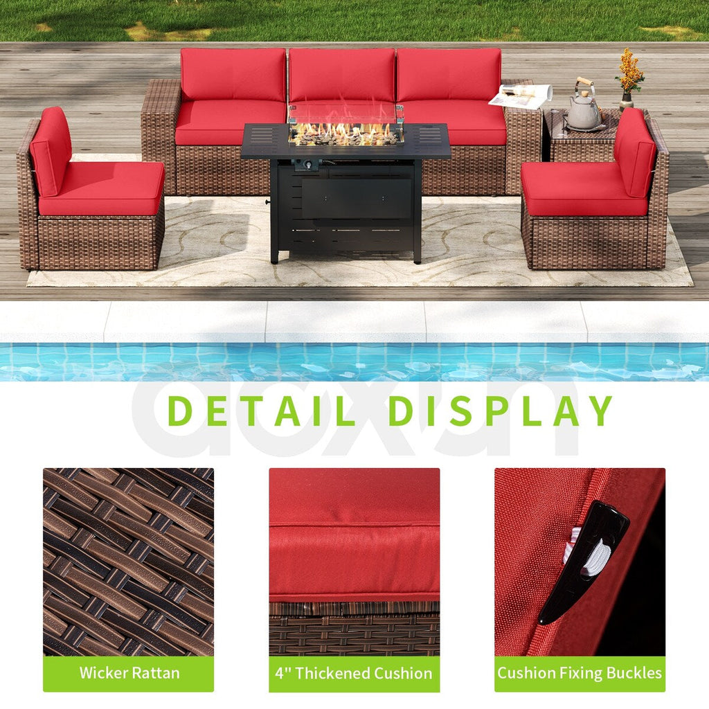 Ensemble de meubles de patio 7 pièces