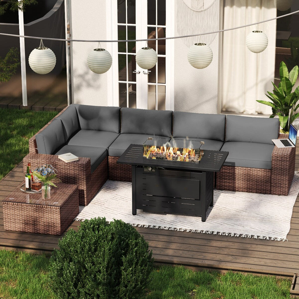 Ensemble de meubles de patio 7 pièces