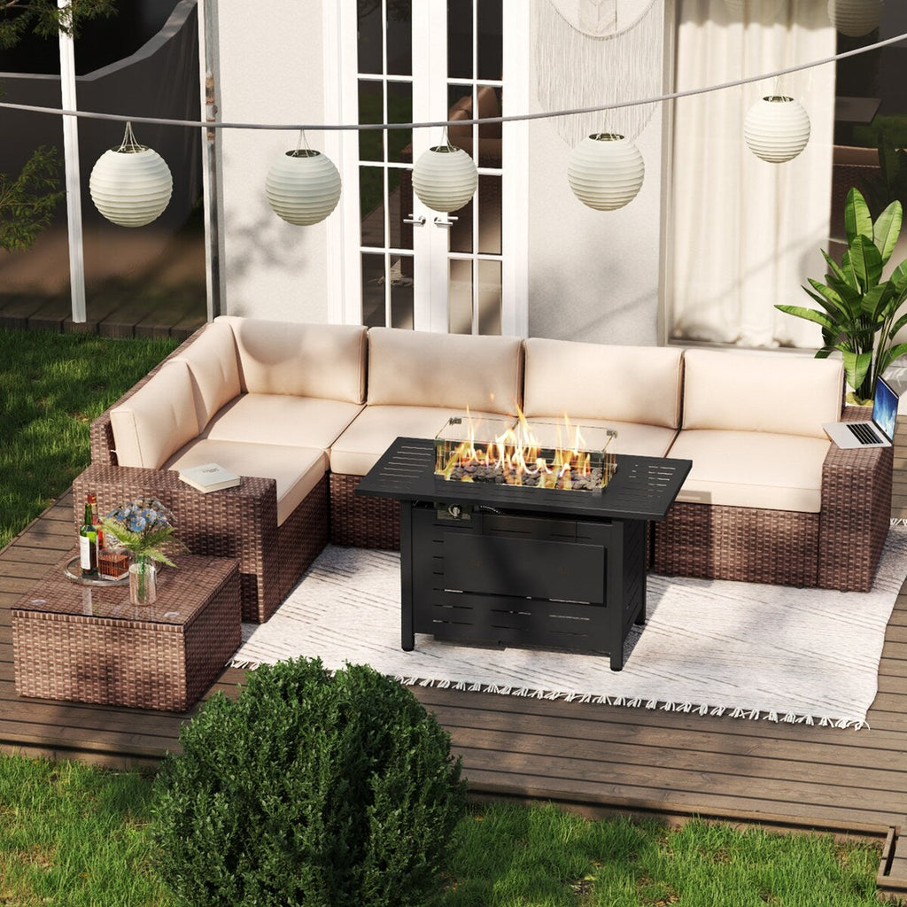 Ensemble de meubles de patio 7 pièces