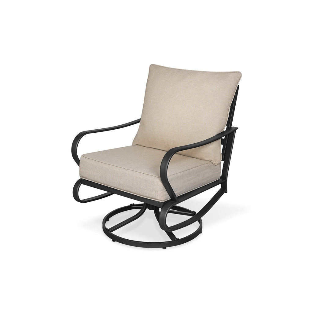 Ensemble de conversation extérieur 7 places pour patio, canapé d'extérieur avec poufs