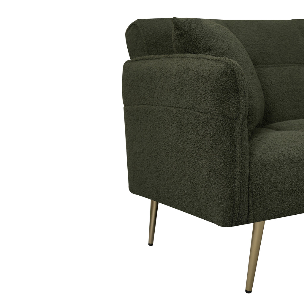 Canapé-lit double convertible avec accoudoirs rabattables - 31,10 x 70,00 x 31,49