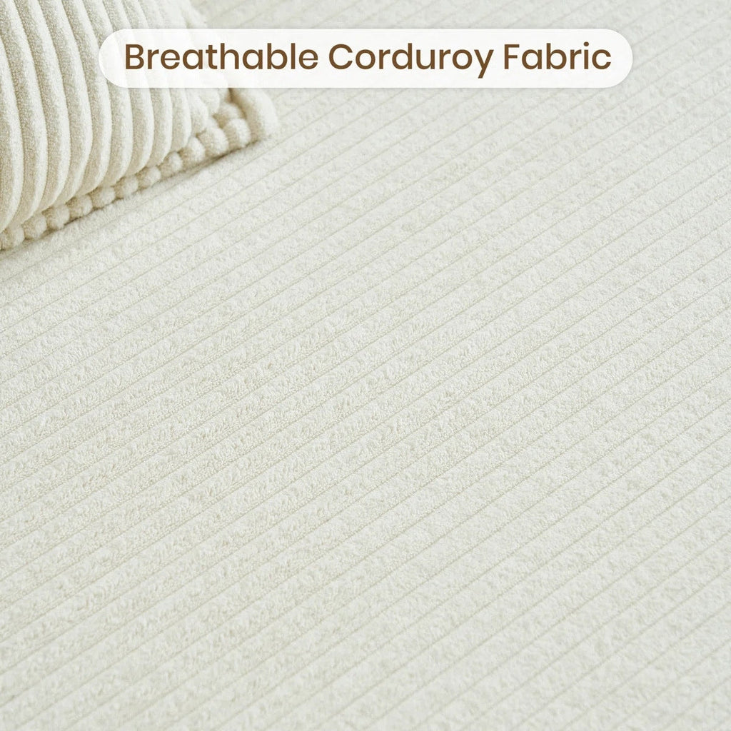 Canapé-lit convertible de 78,8 cm avec coussin de soutien dorsal et accoudoirs