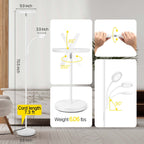 Lampadaire torche à 70 LED avec commande tactile et télécommande - N/A