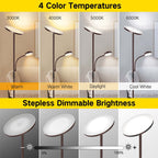 Lampadaire torche à 70 LED avec commande tactile et télécommande - N/A