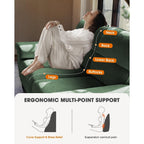 Canapé 2 places en chenille 71,25 po – Assise profonde avec coussin 8 places, accoudoir convertible et housse amovible