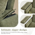 Canapé 2 places en chenille 71,28 pouces, confort nuageux avec éponge haute résilience, design minimaliste moderne