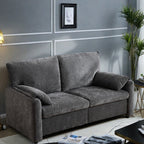 Canapé 2 places en chenille 71,28 pouces, confort nuageux avec éponge haute résilience, design minimaliste moderne