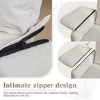 Canapé 2 places en chenille 71,28 pouces, confort nuageux avec éponge haute résilience, design minimaliste moderne