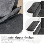 Canapé 2 places en chenille 71,28 pouces, confort nuageux avec éponge haute résilience, design minimaliste moderne