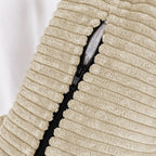 Canapé 3 places en velours côtelé 72,64 avec coussins en éponge haute densité et à ressorts